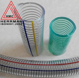 Quality PVC Steel Wire Hose Clear Spring Reinforced Hose for Agricultural Equipment wholesale