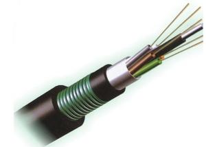 Quality Outdoor GYTA53 Fiber Optic Cable with Corrugated Steel Armoured Tape wholesale
