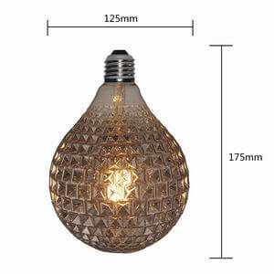 Indoor Decorative 90lm/W 2000k G125 E27 Antique Dimmable Filament Bulb