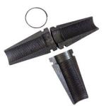Steel 20CrMnTi 2 / 3 Pieces Post Tensioning Wedge Anchor For Prestressed