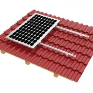 Quality TOBO Hot Sales Aluminum Solar Roof Mounting Brackets Photovoltaic Bracket System For Glazed Tile Rooftop wholesale