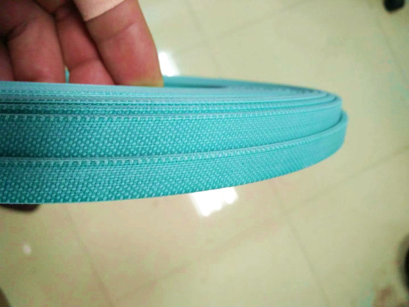 Polyurethane Wear Ring Seal , Pump Piston Wear Ring 35 Mpa Stress 2000mm Trip