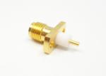 50Ohm Brass Female Jack Flange Mount SMA RF Connector