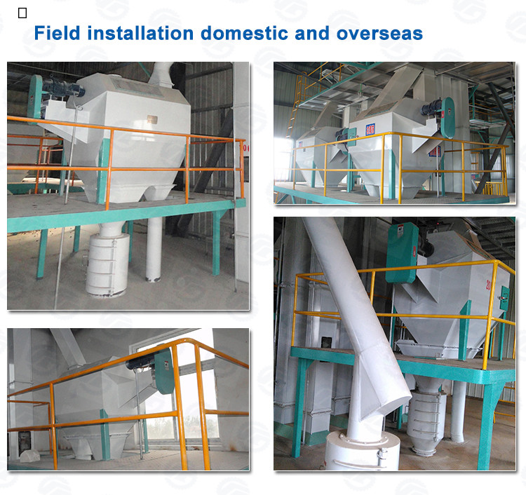 40TPH Drum Sieve Feed Mill Machine Feed Sifter Drum Precleaner Equipment