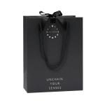 Custom Design Luxury Black Matte Thick Paper Clothing Packaging Gift Shopping