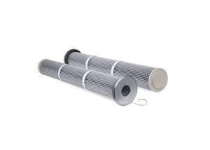 Quality 5um,0.5um,2um,0.2um Low Pressure Drop Dust Filter Cartridge , Galvanized Mesh Industrial Cartridge Filters wholesale