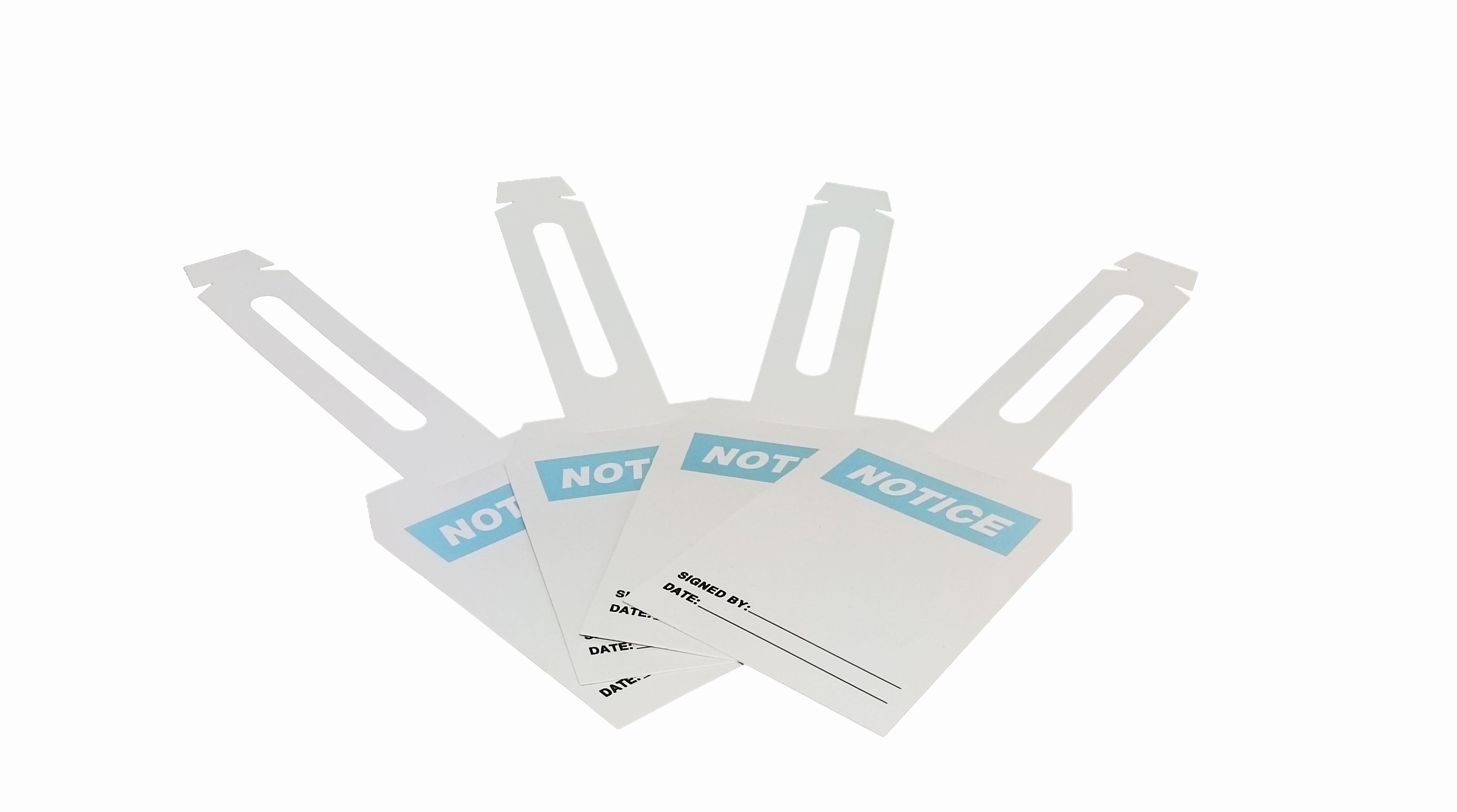Industrial Plastic Safety Tag with Customized Logo