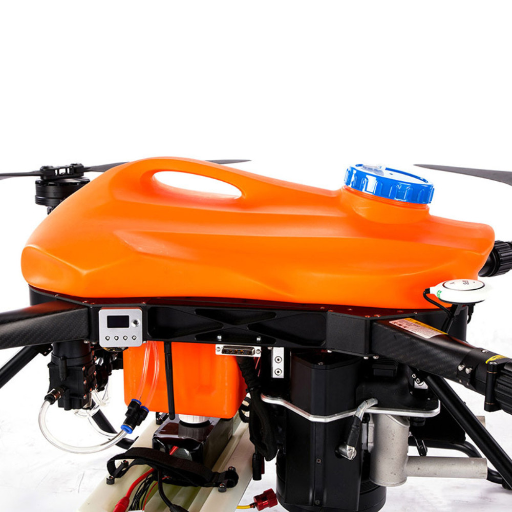 5KM 45min Multi Rotary Hybrid Drone Image Transmission 16L Pesticide Box 80hectare/H Agri Drones HXF16