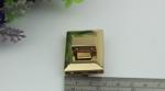 Factory Price Nickle Free Plating Gold Zinc Alloy Rectangle Metal Twist Turn
