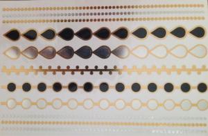 Quality Gold Foil Temporary Tattoos,custom gold tattoo sticker wholesale