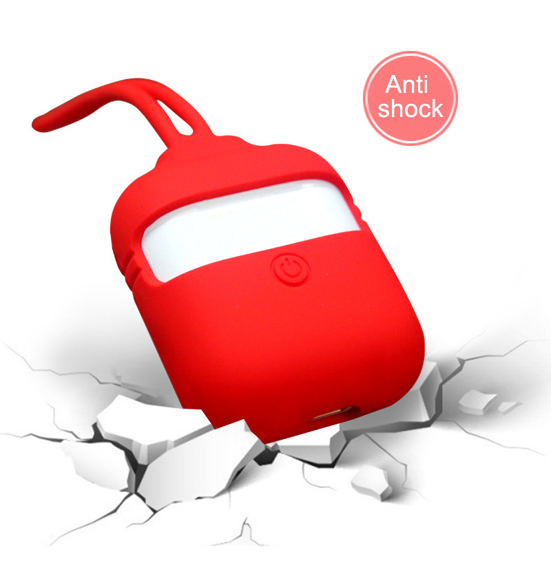 Protective Cover Soft Silicone Chargeable Headphone Case with for Apple Airpods 1&2 Charging Case
