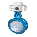 Electric Stainless Steel Ventilation Butterfly Valve For Environmental