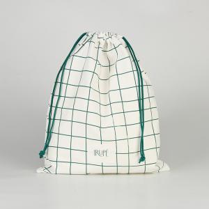 Quality Wholesale Custom Logo Printed Reusable Eco Friendly Cotton Drawstring Bag wholesale