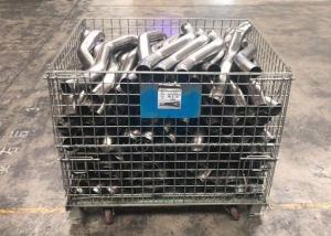 Quality 100~2000kg Warehouse Wire Container Rolling Storage Cage stackable wholesale