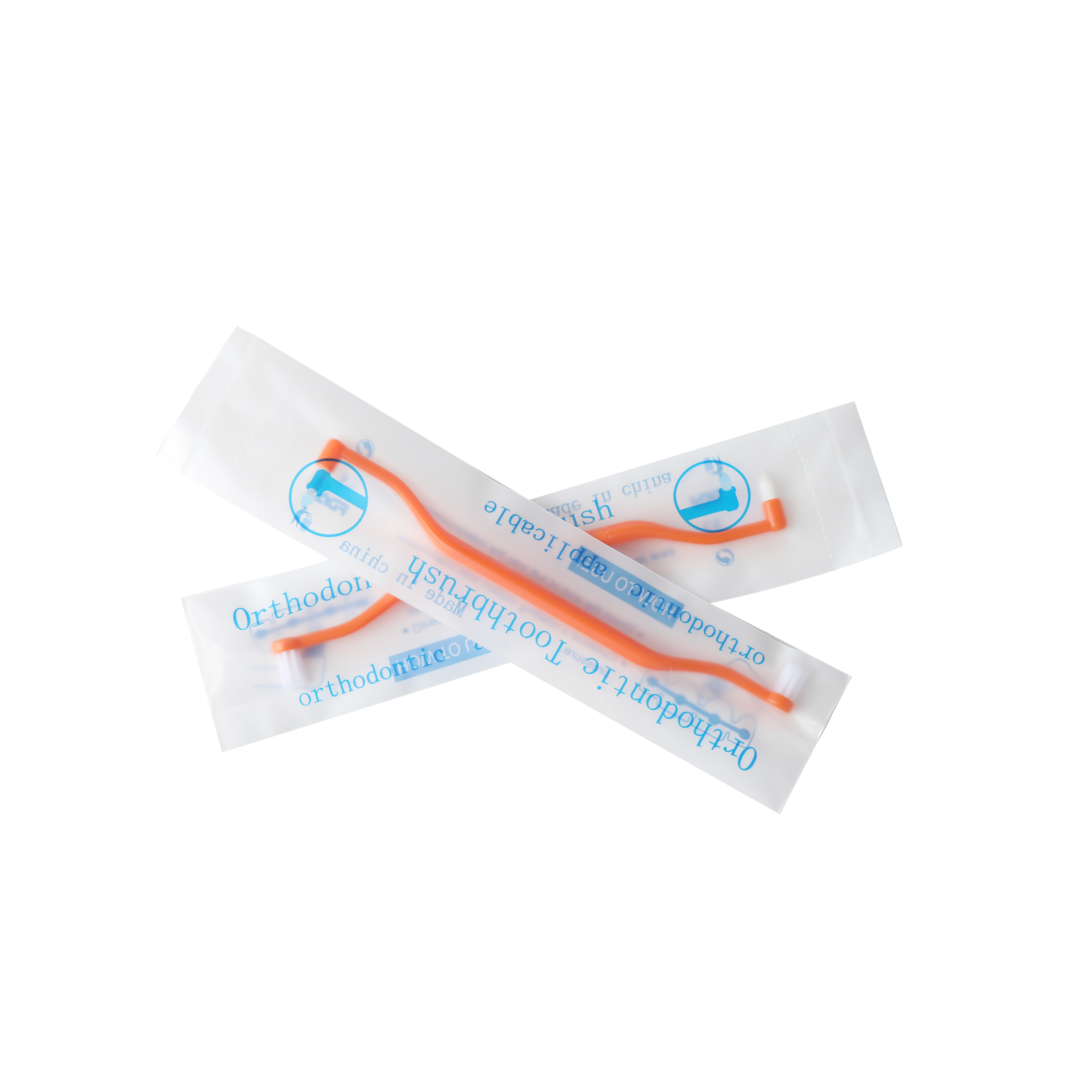 Light-cure Orthodontic Adhesive Double-Headed Toothbrush Interspace Brush for Class III Instrument Classification