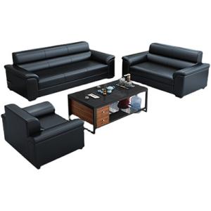 Quality Office Reception Room Furniture Set Chinese Style Sofa and Napa Leather Coffee Table wholesale