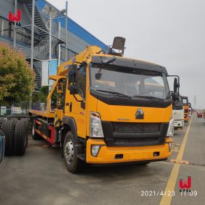 Quality Sinotruk Truck Mounted Crane Flatbed Towing Truck 9.726l Truck Boom Crane wholesale