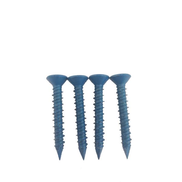 S.S. 410 Stainless Steel Flat Head Tapcon Concrete Masonry Screws Road Rust