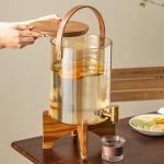 Drinkware Unisex Liquid Dispensers for Coffee Tea Fruit Juice Water Liquor Glass