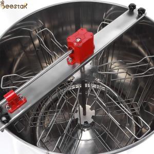 Quality Apicultura 6 Frames Stainless Steel Manual Honey Extractor Beekeeping Equipment wholesale
