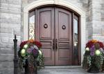 Custom Solid Wood Panel Interior Doors , Modern Style Fireproof Wooden Doors