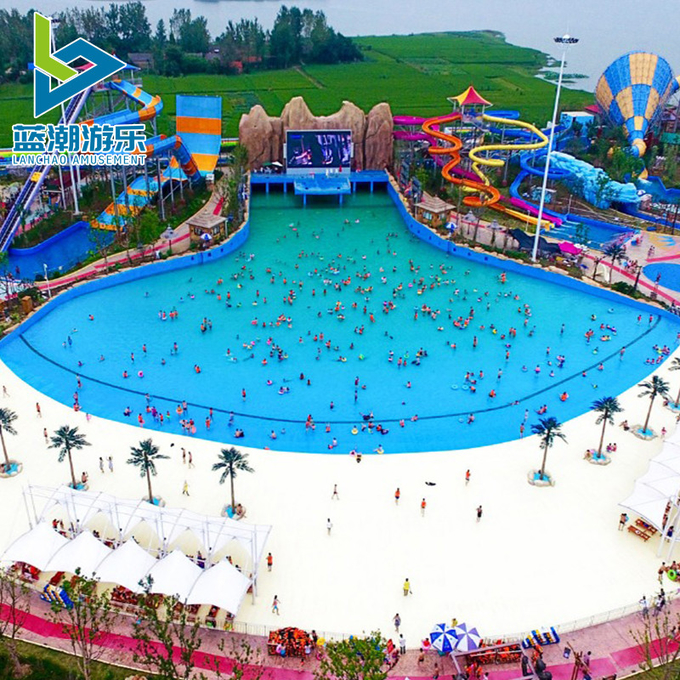 Customizable Fiberglass Outdoor Surf Wave Pool Machine Artificial Tsunami Swimming Pool Wave Machine for Water Park