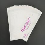Embossed Mini Semi Disposable Glassine Wax Paper Bag Self Seal Transparent