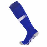 Crew Length Soccer Anti Slip Socks Cotton Polyester No Slip Athletic Socks