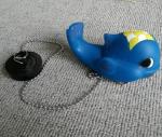 Non Phthalate Pvc Bathtub Water Stopper , Toybathtub Drain Stopper With Rubber