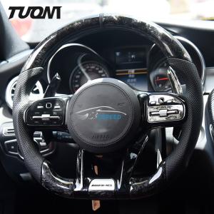 Quality Forged Carbon Fiber Steering Wheel CLE GLC Mercedes Benz Leather Wheel Design wholesale
