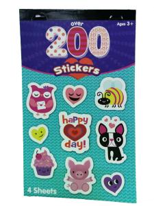 Quality Party Deco Custom Sticker Printing , Children's Label Stickers High Glossy Colorful Shapes wholesale