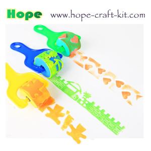 Quality Kids DIY Painting Art Craft EVA Foam Paint Roller mini Sponge stamp roller foam brushes Sponge Roller kids Sponge Stamp wholesale