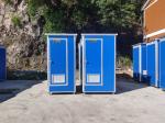 Eco Friendly Shipping Container Toilets , Temporary Prefab Mobile Toilet