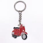 Two Sides Souvenir Keyrings , Silver Nickel Plated Personalised Promotional