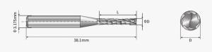 Quality RCF PCB Router Bits 0.5mm-2.5mm Solid Carbide Flat Bottom Drills wholesale