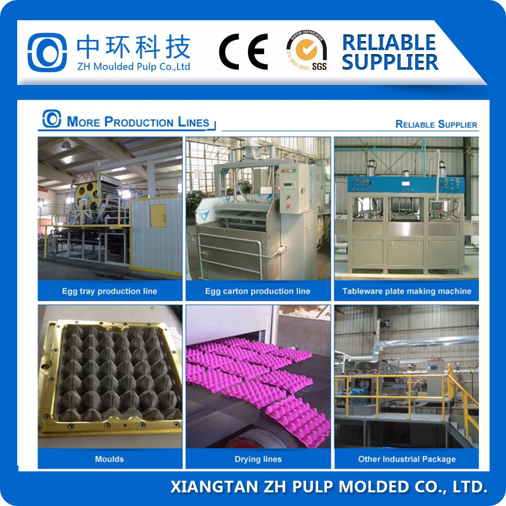Customized Paper Pulp Forming Machine , Biodegradable Flower Pot Making Machine