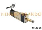 5/2 Way 1/8'' NPT 4V120-06 Internal Pilot Aluminum Alloy Double Solenoid