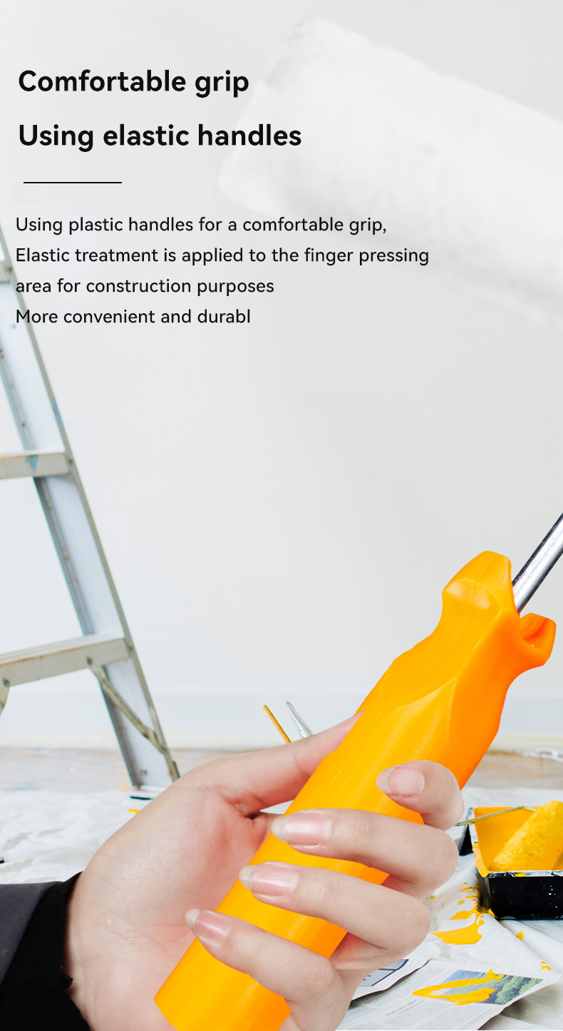 Customized Support ODM Custom Flower Wall Decoration Soft Rubber Paint Roller Brush