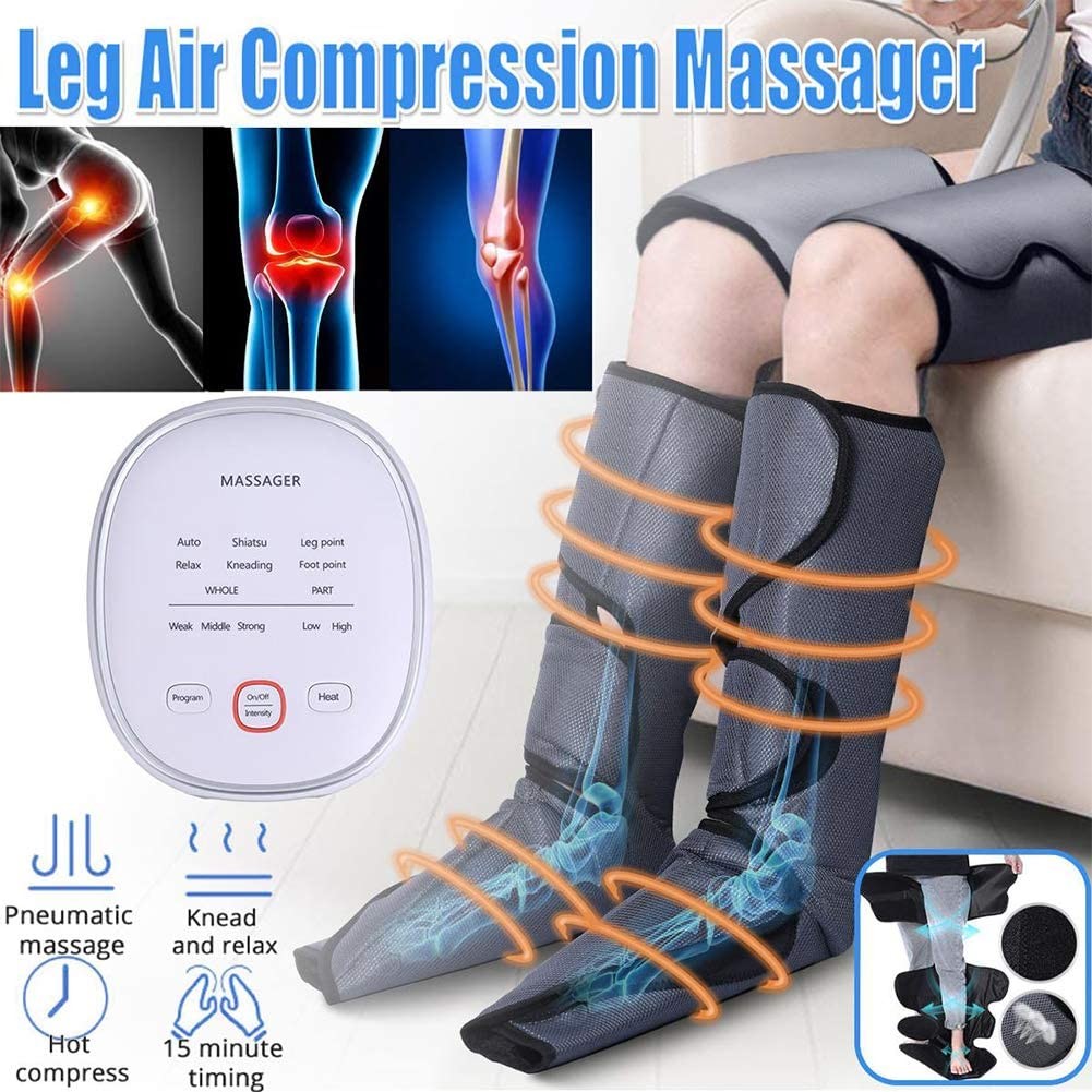 21W Air Compression Leg Massager With Heat