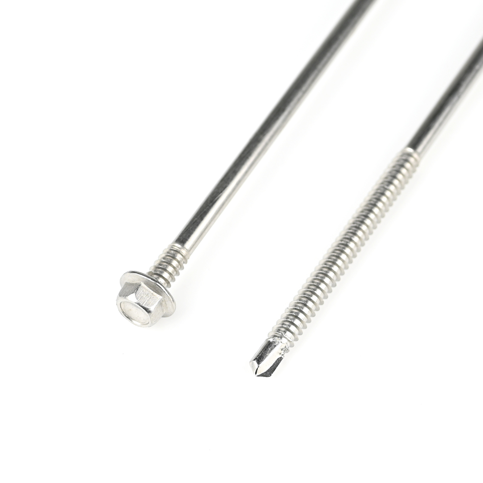 Installation with Stainless Steel Tapping Screws and Double Thread Self Drilling Screw