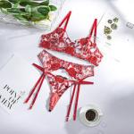 Lace Tassel Sexy Lingerie Underwear Embroidered Perspective Mature Sexy Long