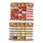 ODM Polyester Ribbon 2mm 10mm 15mm Christmas Gift Wrap Ribbon
