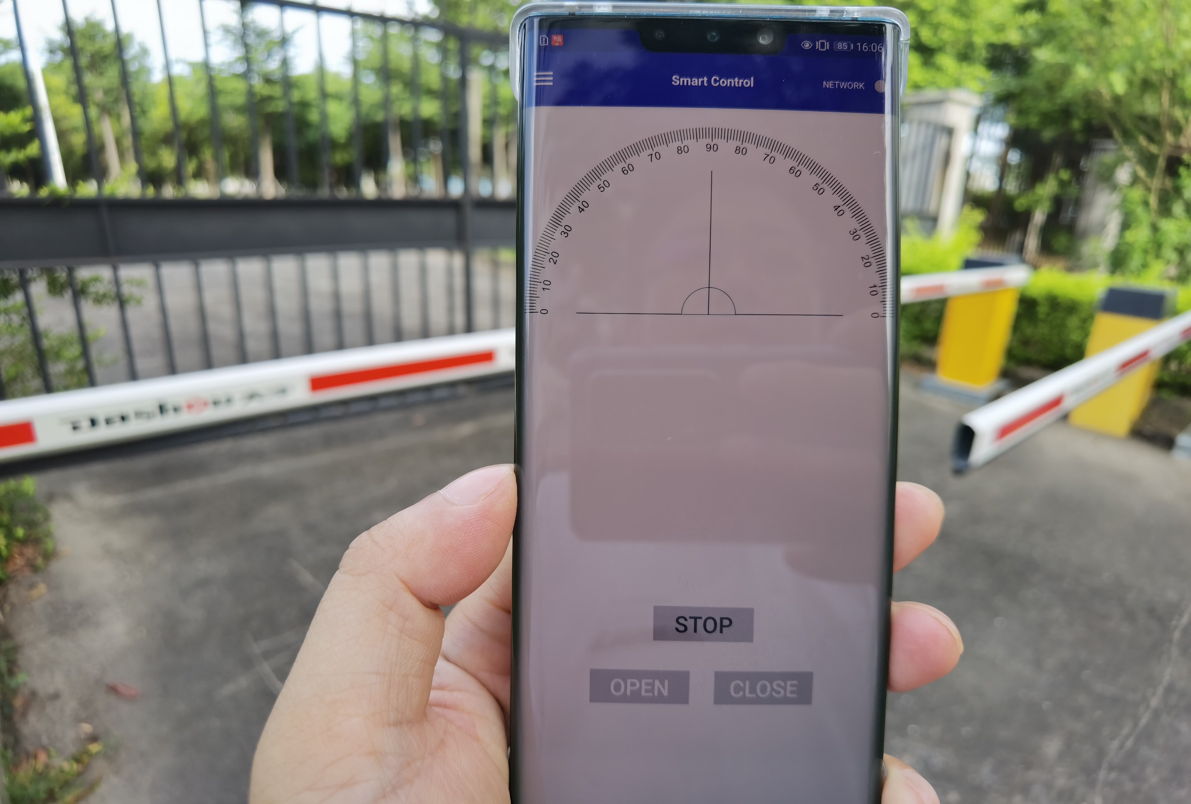 Security Straight Boom Barrier Gate For Car Parking Management Control System