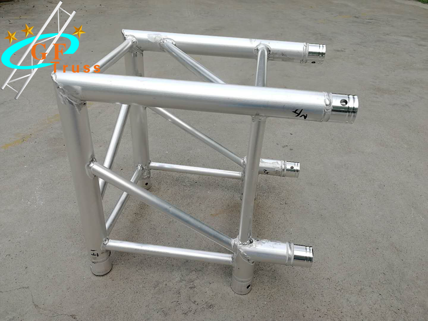 Box Corner 6-way for Bolt & Nut Truss Lighting Screw Trussing for Sporting Events Stage