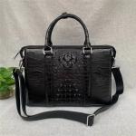 Fancy Genuine Crocodile Leather Businessmen Working Briefcase Laptop Bag