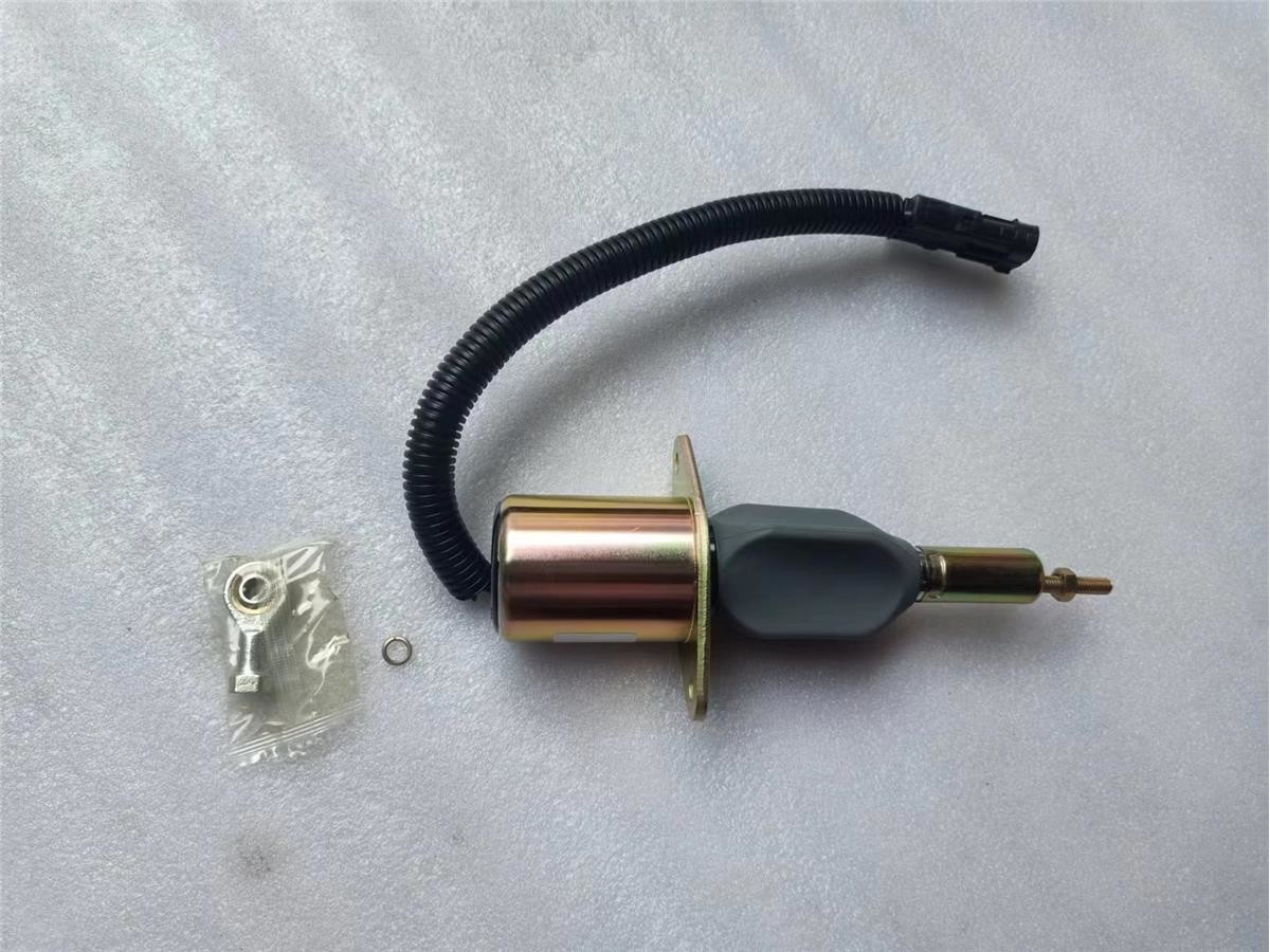 PC350-7 Engine Parts 3930234 Fuel Shut Off Solenoid Valve 24V For Cummins