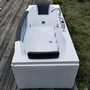Quality 66 Inch Jet Whirlpool SPA Bathtub Two Person Led Indoor Dual Side Skirt wholesale