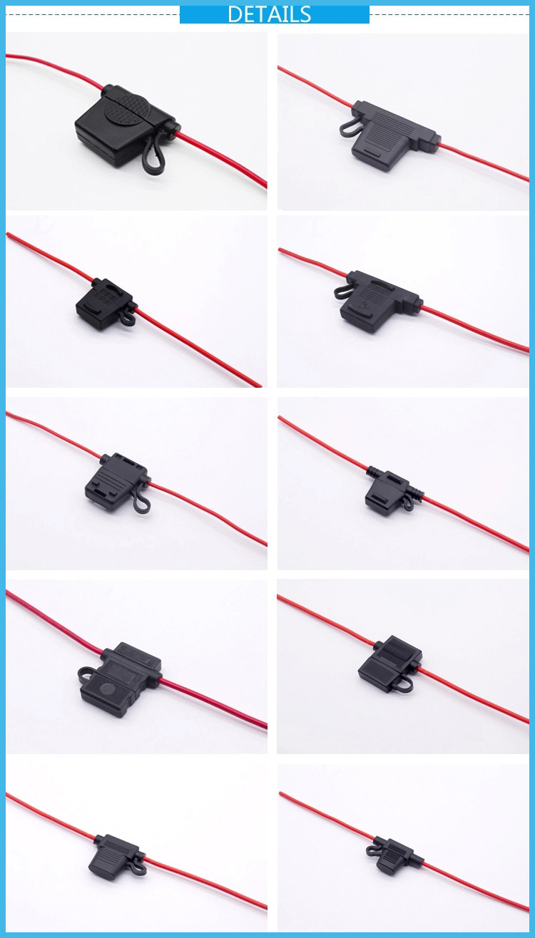 UL 94V0 ATU 30A PCB Mount Fuse Holder 12 Volt Automotive Fuse Block PCB Mount