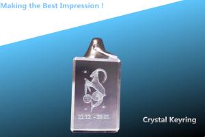 Quality crystal keychain/keychain/keyring glass wholesale