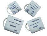 Non Woven Non Invasive Blood Pressure Cuff With One Tube Inside TPU Bladder